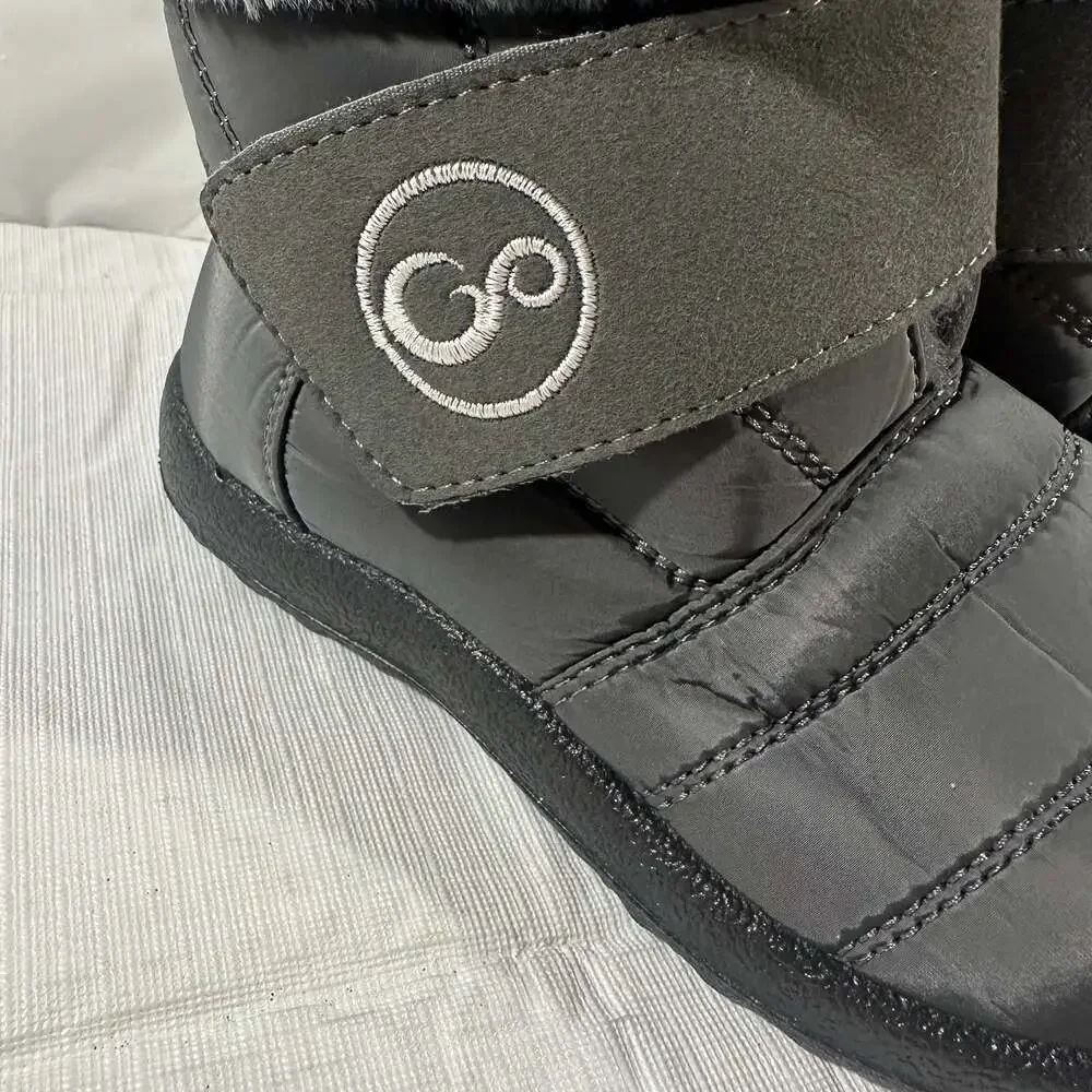 Aomigoct Boys Girls Winter Snow Boots: Waterproof Toddler Little Kid Boot